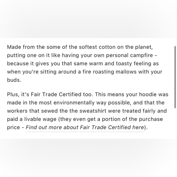 West Path Unisex Organic Cotton Pullover Hoodie Grey , size M Women’s , S Men’s - Picture 12 of 14